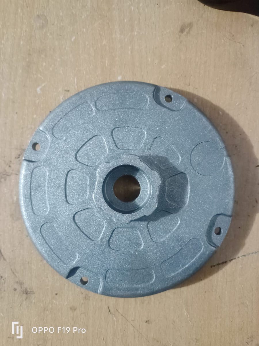 Die-cast aluminium motor end cover, powder finish, cooler motor spare part