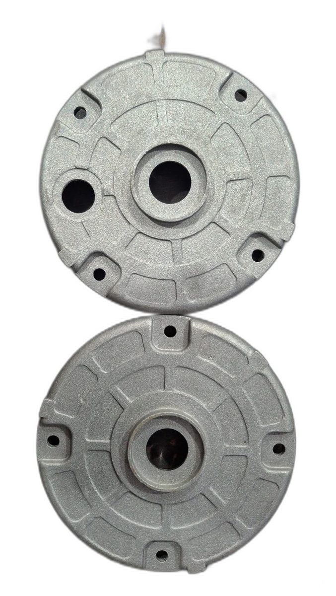 Type 200 motor end shield with machined bearing housing for exhaust motors